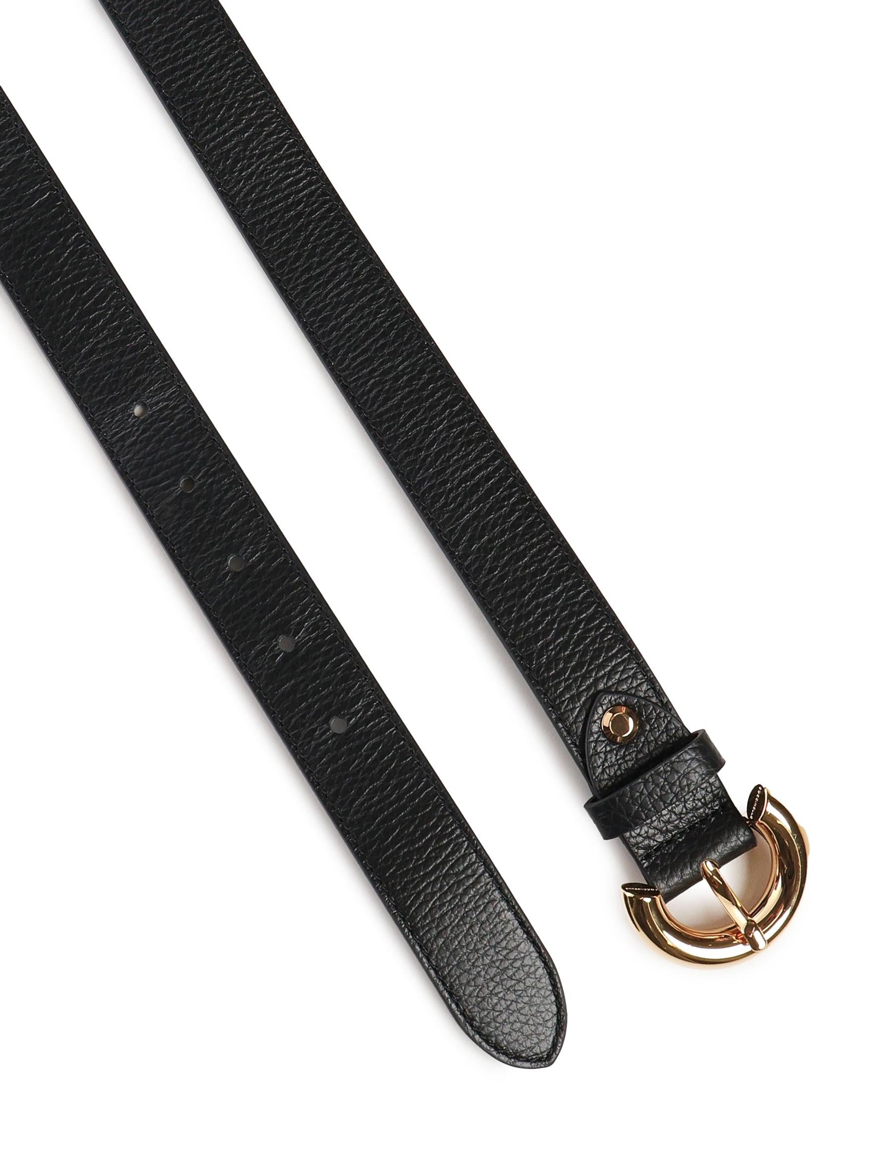 Cintura in pelle con grana E3S4A110601 001 COCCINELLE 