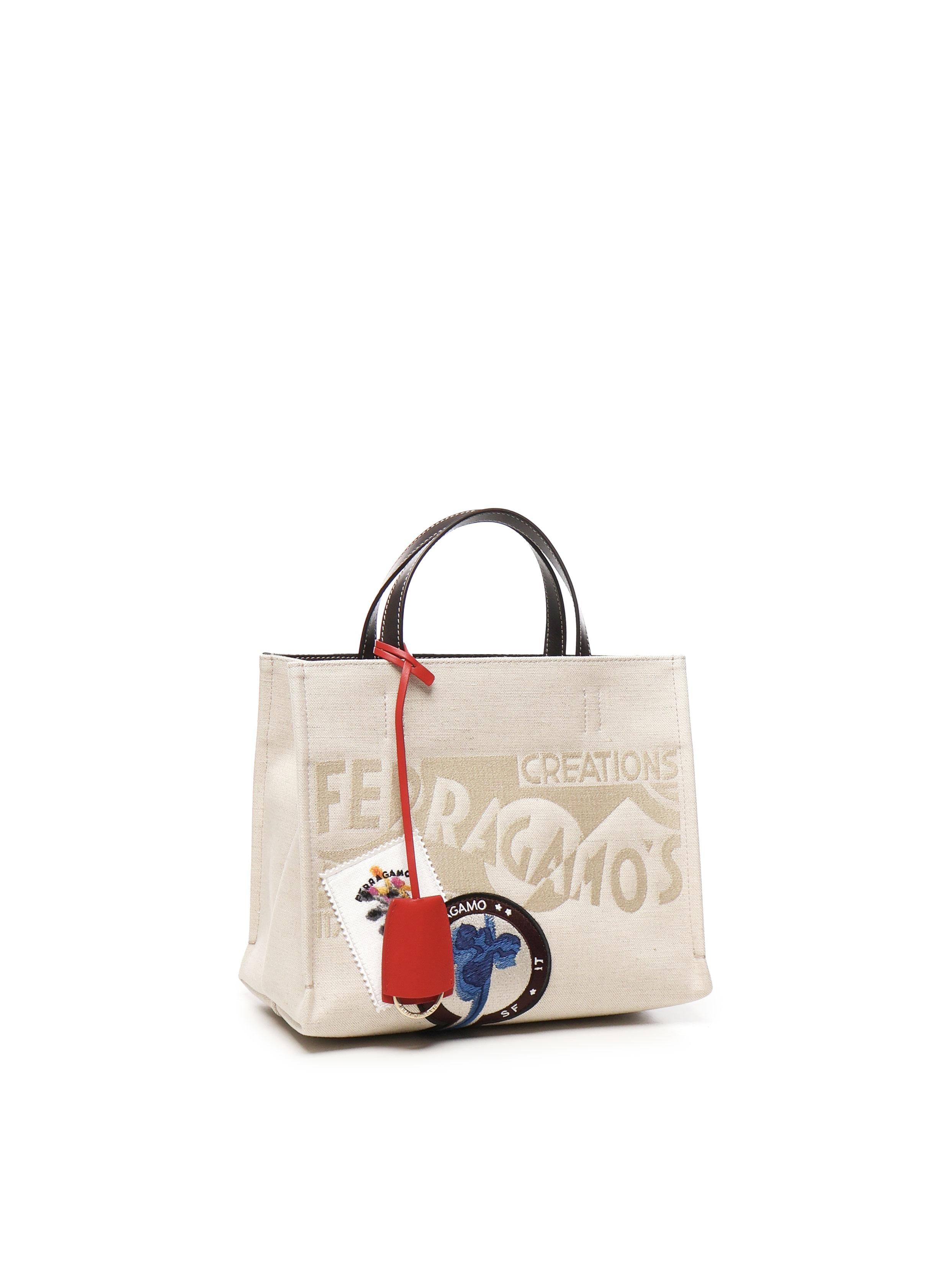 Tote Bag con logo 219942 780197001 FERRAGAMO 