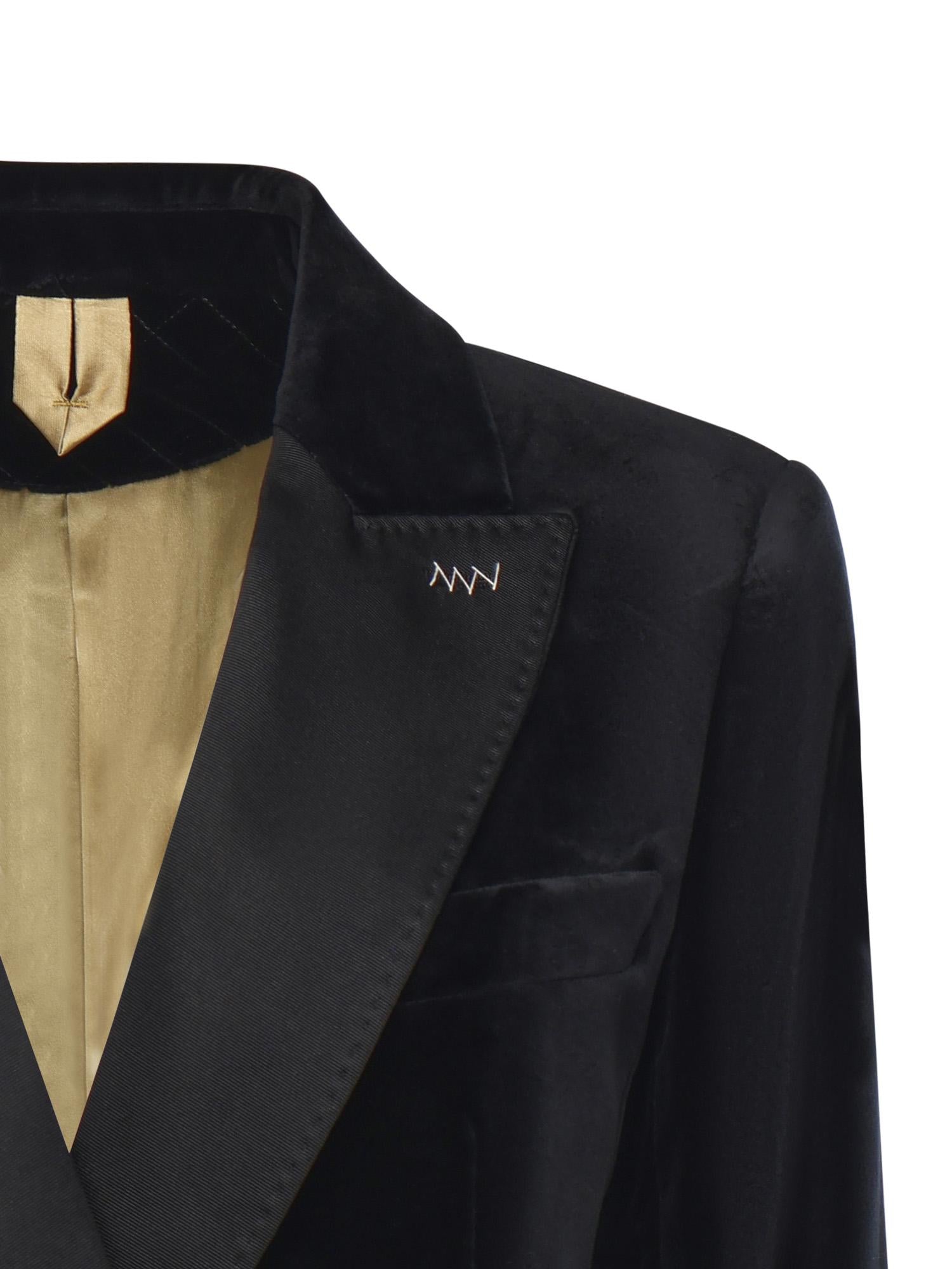 Blazer doppiopetto in velluto di cotone 2521046181600 007 MAX MARA 