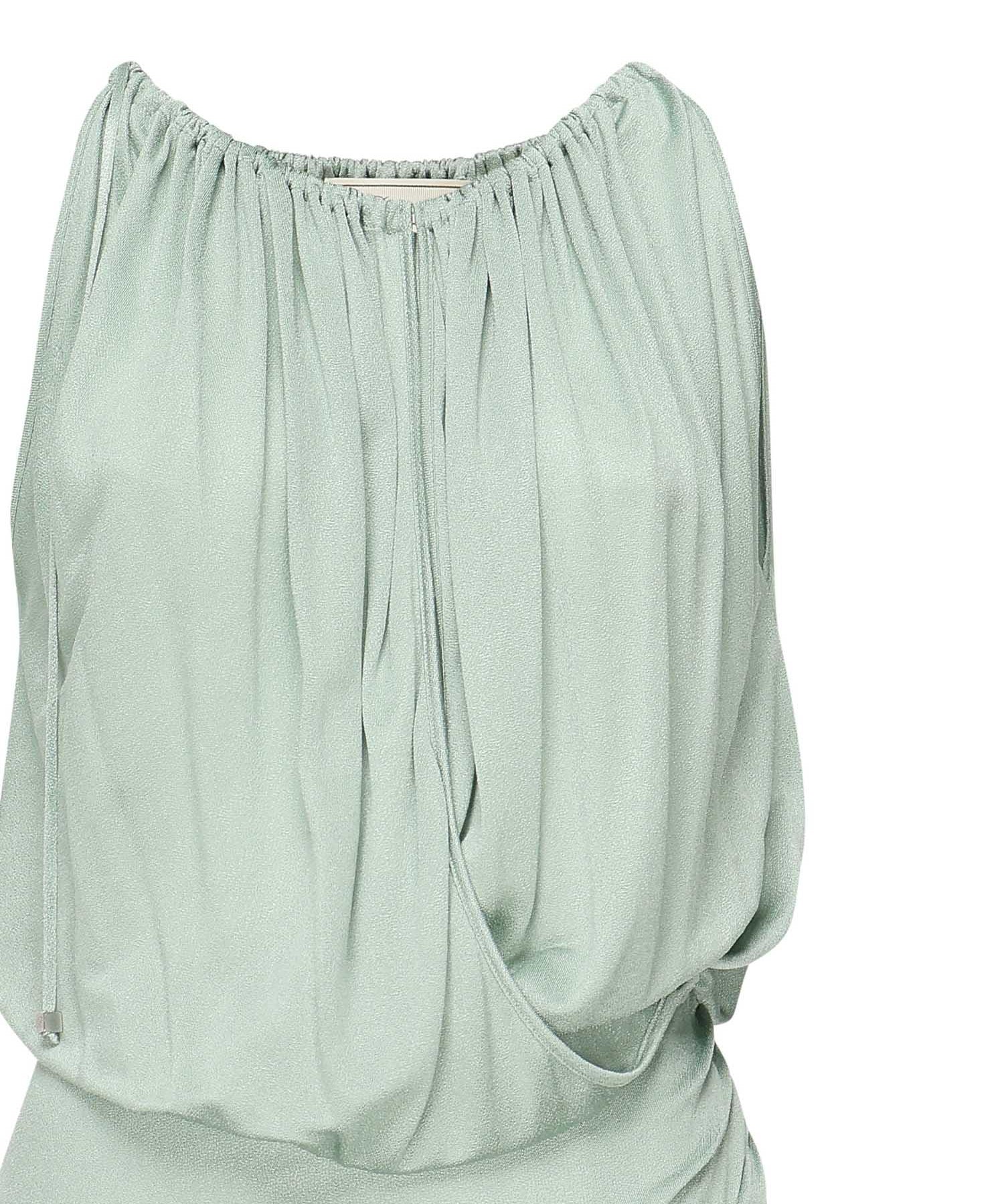 Abito lungo in jersey con drappeggio 2A578A N0400 BLUMARINE 