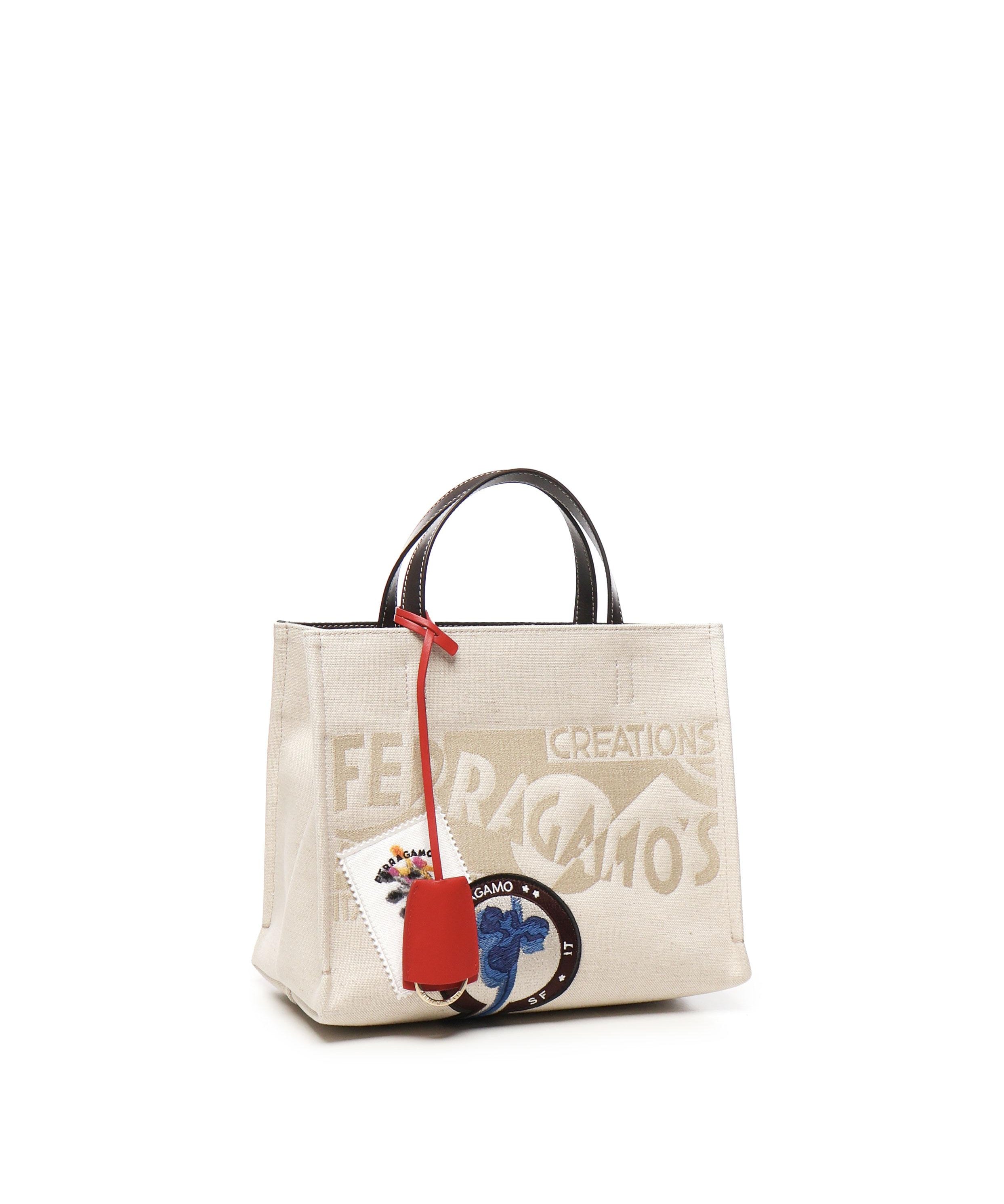 Tote Bag con logo 219942 780197001 FERRAGAMO 