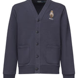 Cardigan con ricamo logo 710980316 001 POLO RALPH LAUREN 