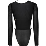 Body a schiena nuda 791344 Y37TE1000 SAINT LAURENT 
