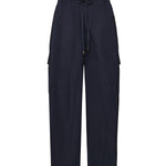 Pantaloni cargo in radzimir AA9P1297W128C A09 ALAIA 