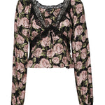 Camicetta Clarisse CT2227 BLACK FOR LOVE & LEMONS 