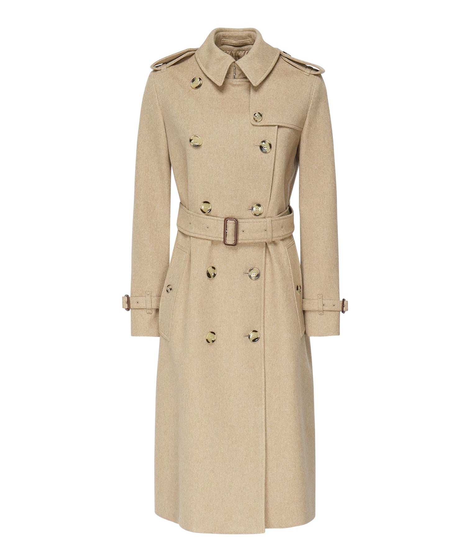 Trench Kensington lungo in cashmere<BR/> 8110787 C3036 BURBERRY 