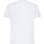 T-shirt con logo strass RMP25481TS WHITE JOHN RICHMOND 