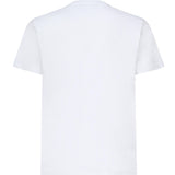 T-shirt con logo strass RMP25481TS WHITE JOHN RICHMOND 