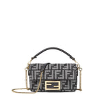 Borsa Baguette® Mini in jacquard FF effetto denim 8BS017 AWVAF0NAP FENDI 
