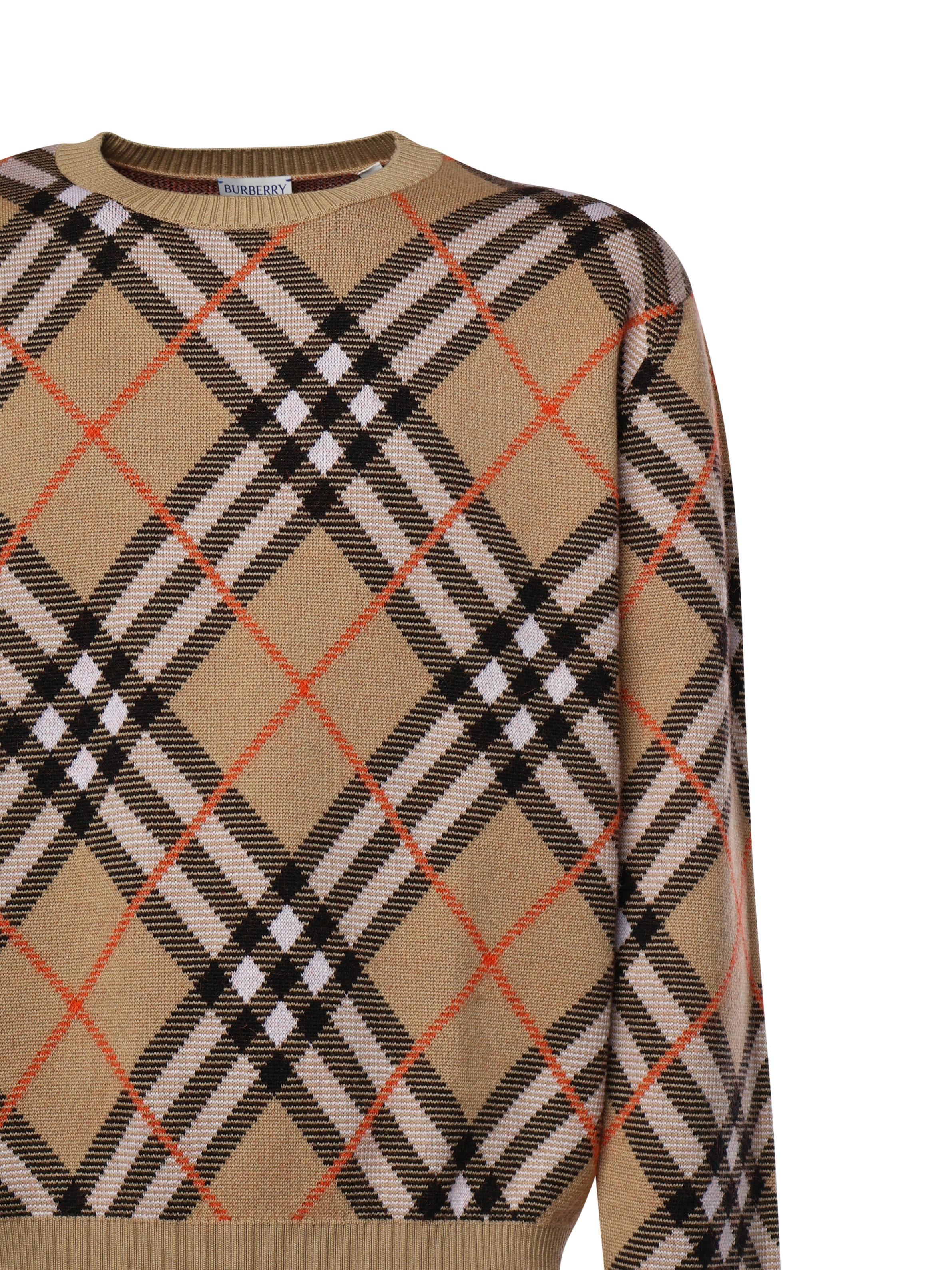Maglioncino in lana Vintage check 8093497 B9368 BURBERRY 