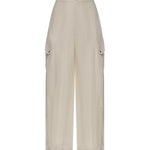 Pantaloni fluidi in cotone 106278 A2ERC03 PINKO 