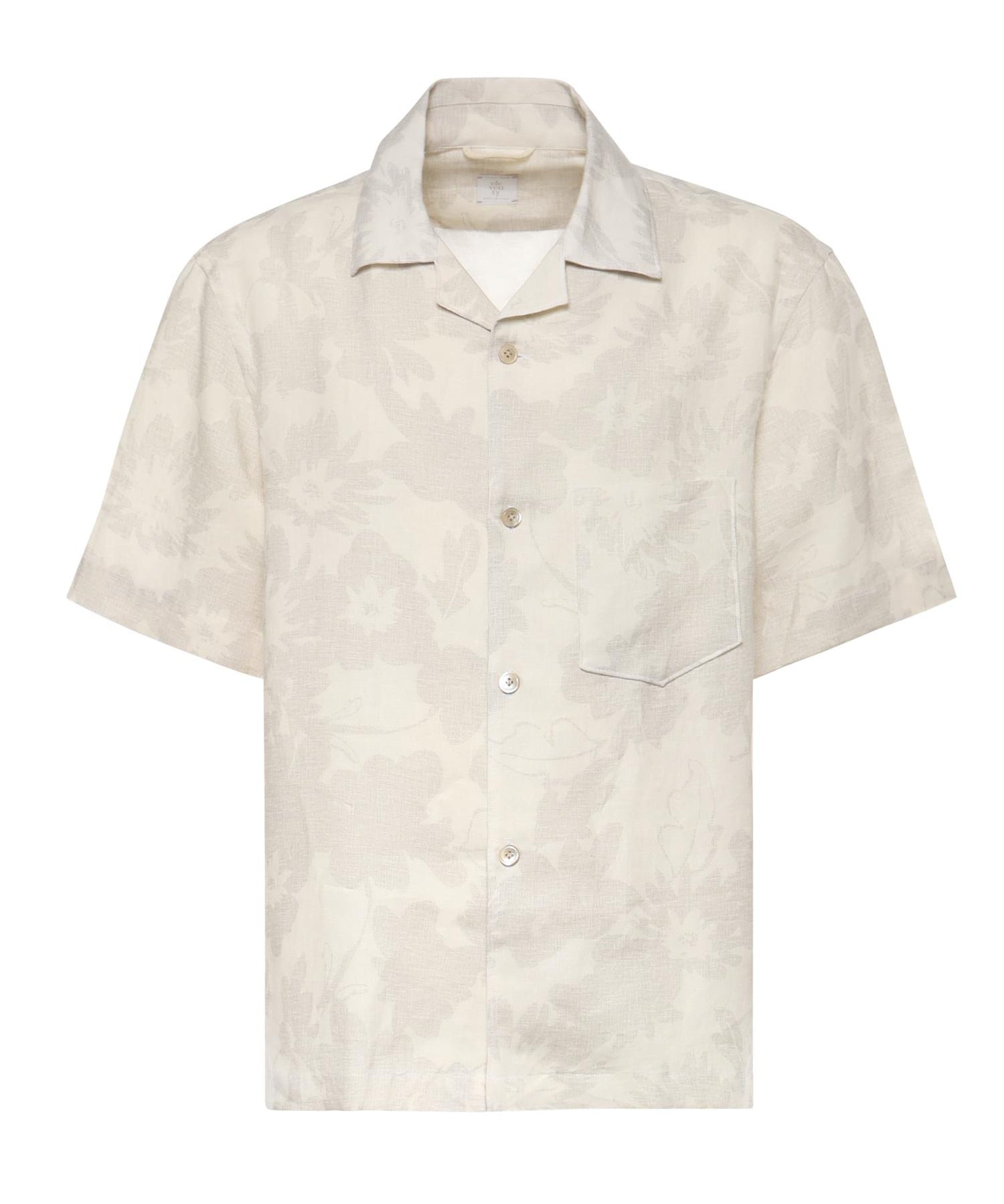 Camicia da bowling in lino M75CAMK09TES0M168 02-02 ELEVENTY 