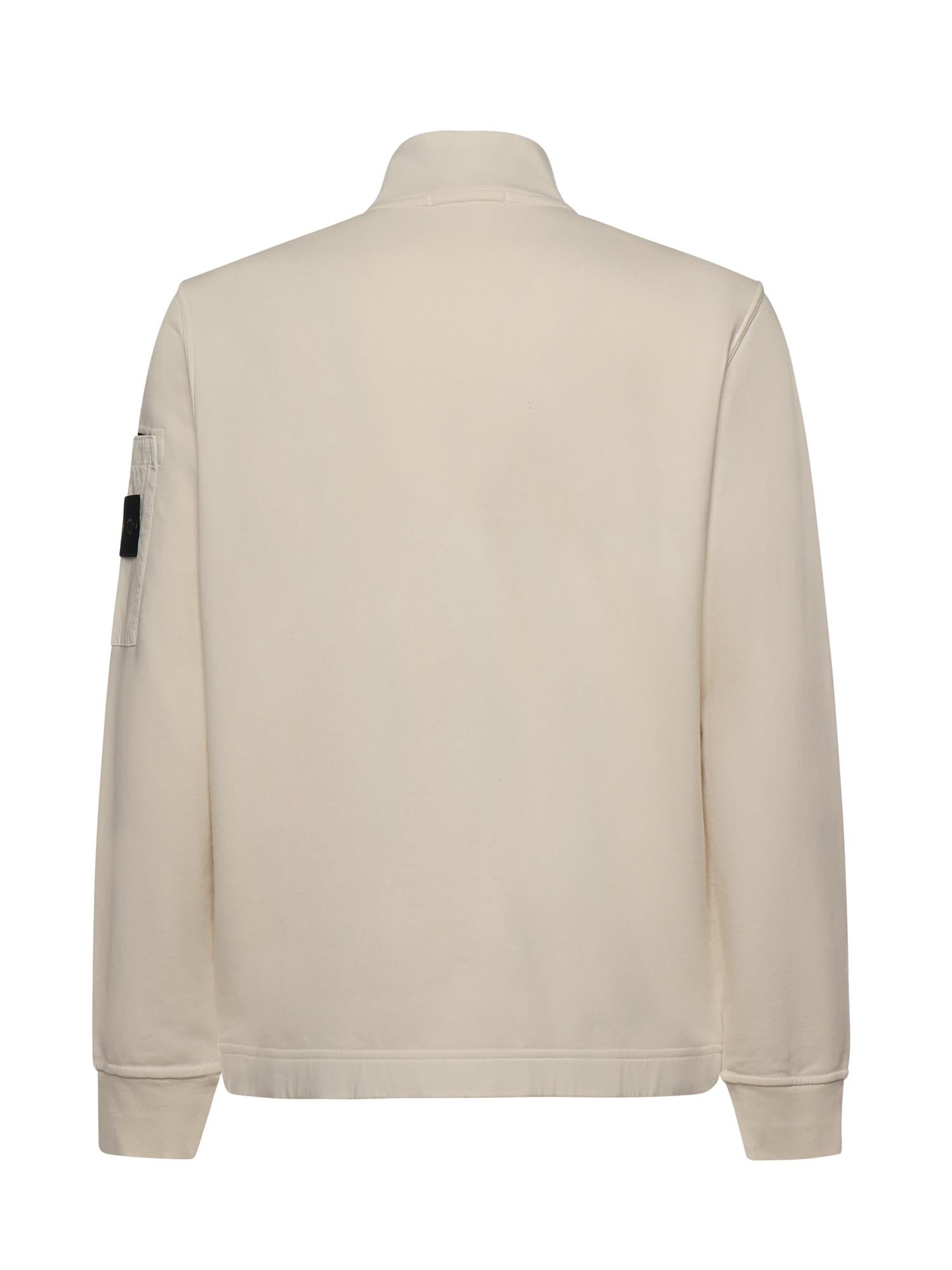 Track jacket in felpa di cotone L1S156100018 S0410V0093 STONE ISLAND 