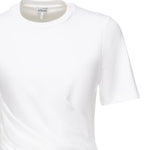 T-shirt drappeggiata in misto cotone S359Y22XA2 2100 LOEWE 