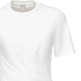 T-shirt drappeggiata in misto cotone S359Y22XA2 2100 LOEWE 