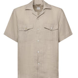 Camicia in lino M75CAMM04TES0I139 02NN ELEVENTY 