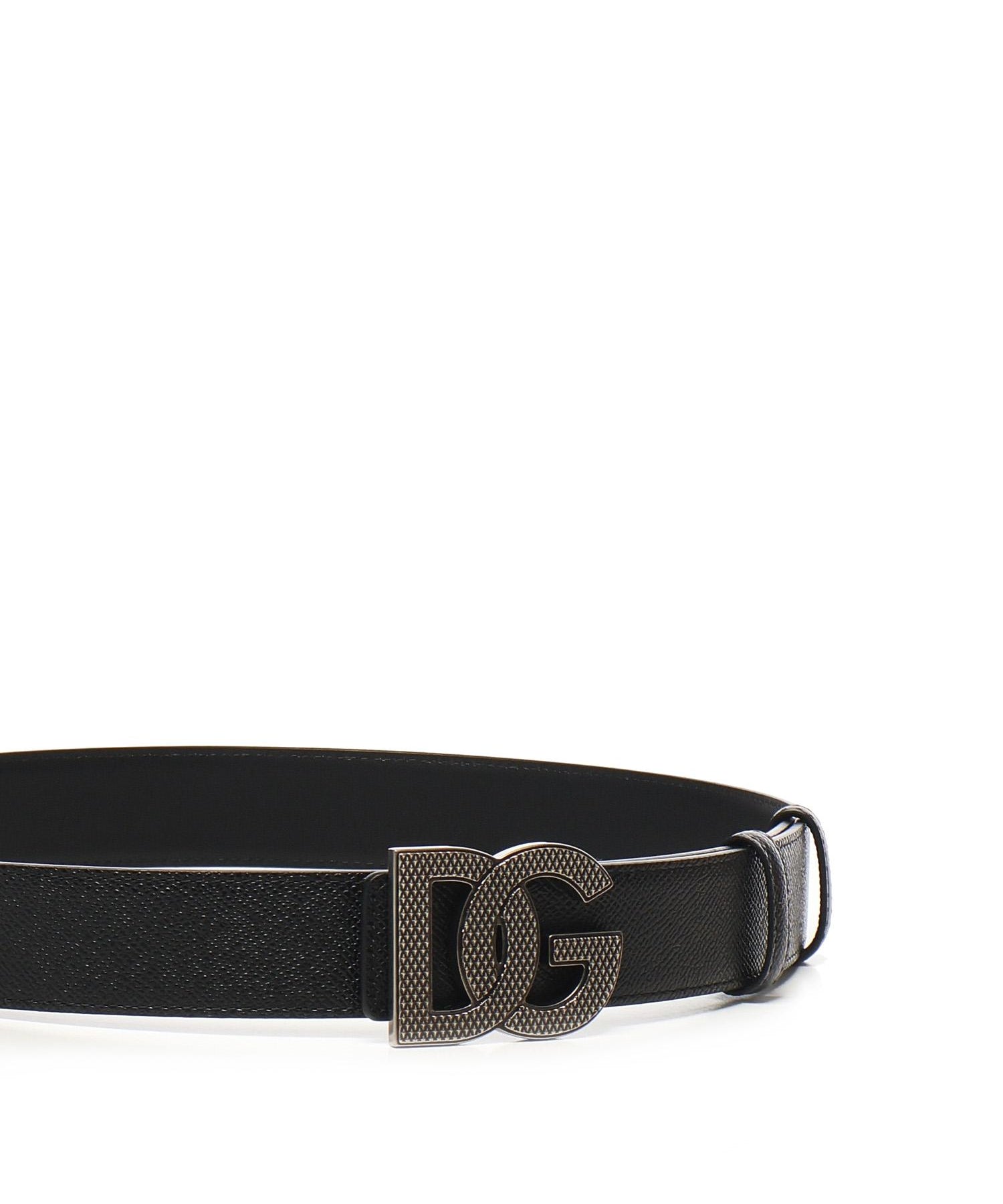 Cintura con logo in pelle di vitello BC4943 AG6518B956 DOLCE & GABBANA 