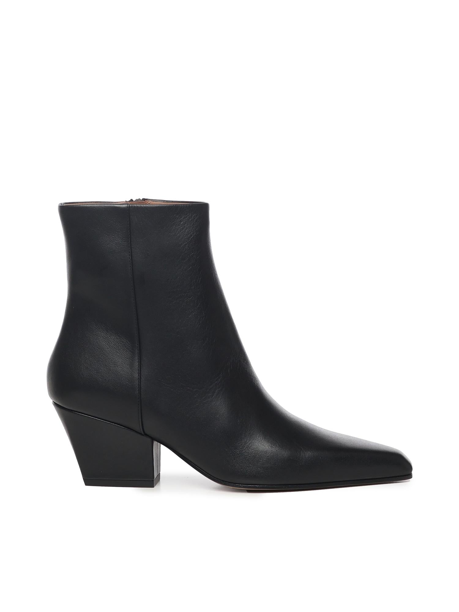 Stivaletti Jane in pelle PX1194XVT01 BLACK PARIS TEXAS 
