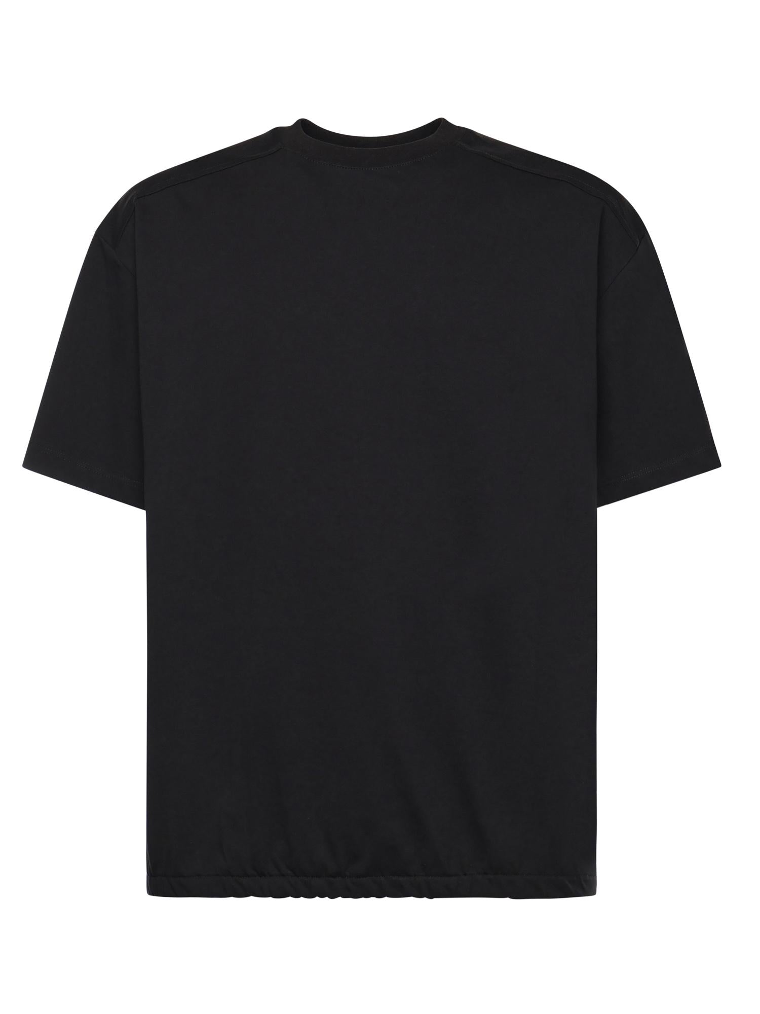 T-shirt Marcy in cotone<BR/> MARCY NERO GIULIANO GALIANO 