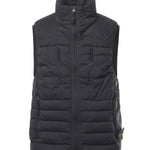 Gilet in piuma in nylon con logo K2S15G100004 S0183V0029 STONE ISLAND 