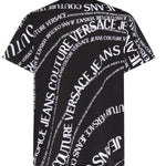T-shirt in jersey di cotone con stampa 80GAH6R0 JS555L01 VERSACE JEANS COUTURE 