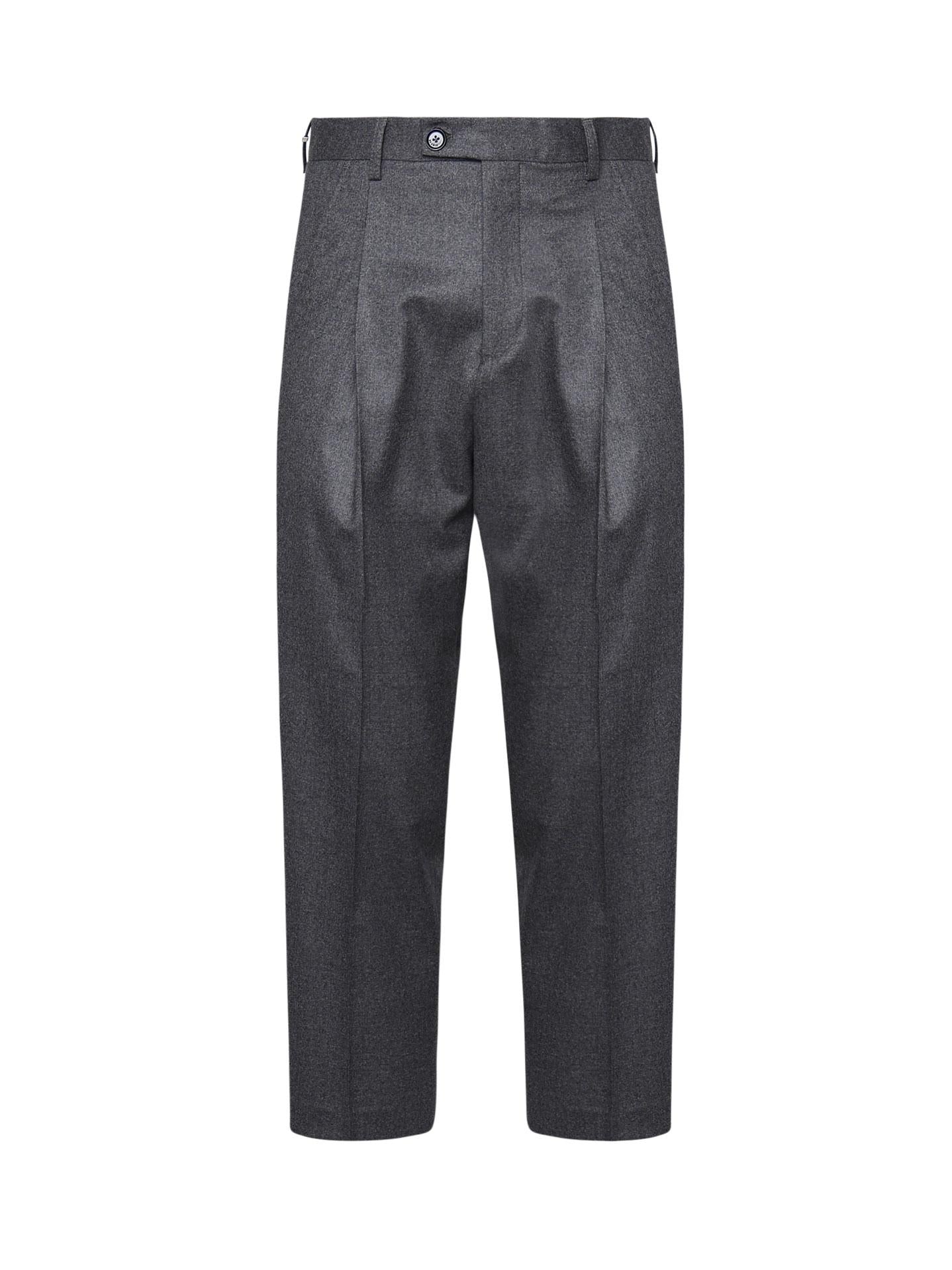 Pantaloni in lana vergine RAUL WFSGRIGIO MEDIO BE ABLE 