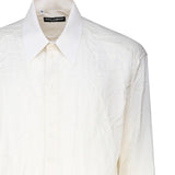 Camicia over in charmeuse di seta stretch<BR/> G5IT7T FUABFW0001 DOLCE & GABBANA 