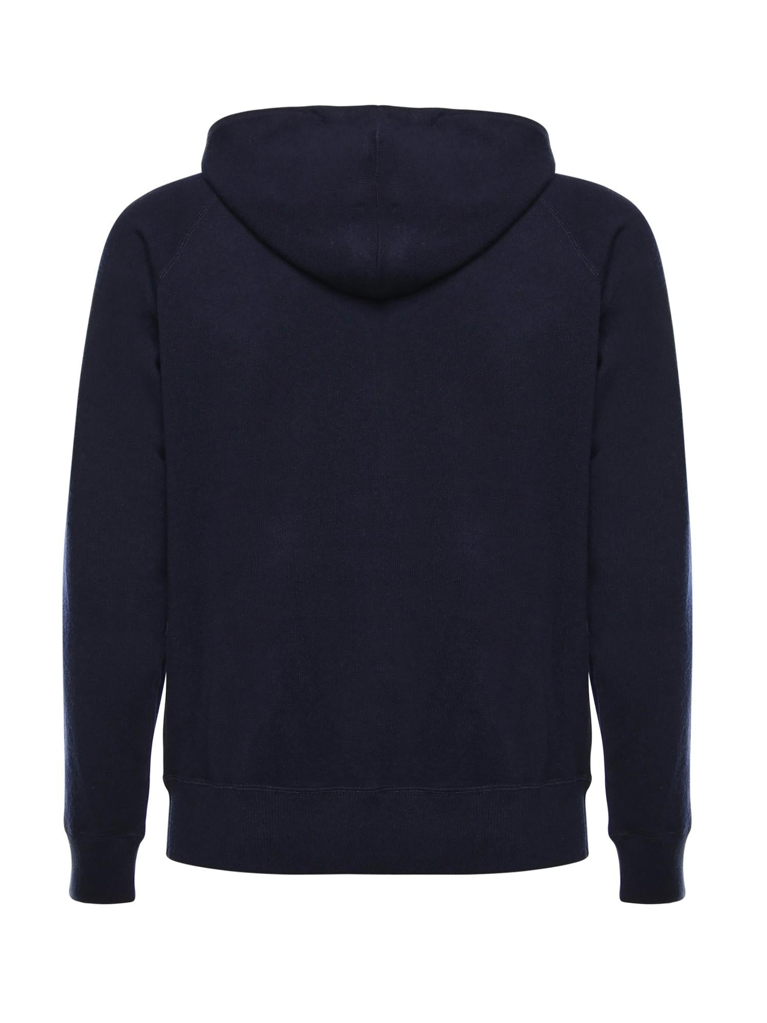 Felpa con cappuccio in lana WILB002 00063I MC2 SAINT BARTH 