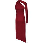Abito monospalla in crepe di jersey 424JR0523JS0145 4031 COURREGES 