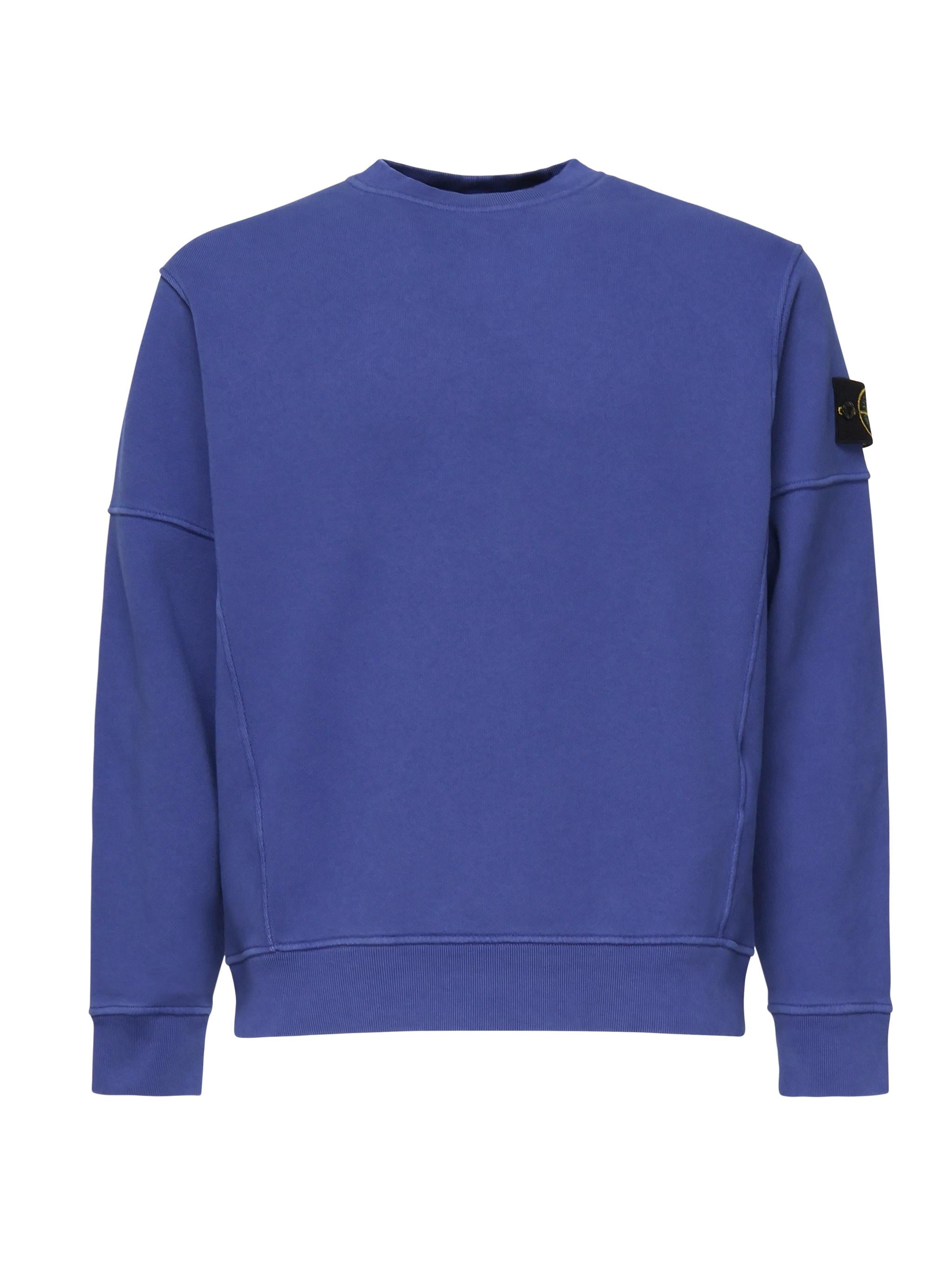 Felpa girocollo con effetto fiammato K1S156100032 S0045V0122 STONE ISLAND 