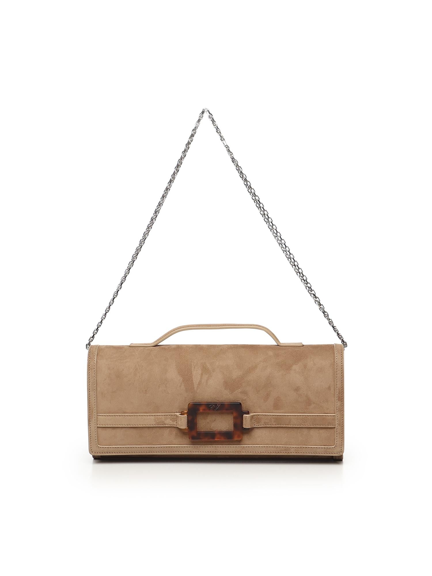 Clutch Belle Vivier in suede RBWAORC0200UMG S812 ROGER VIVIER 
