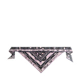 Bandeau triangolo in twill di seta con stampa 5UGB75 5UC201 PUCCI 