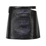 Mini gonna glossy 424CJU198VY0014 9999 COURREGES 