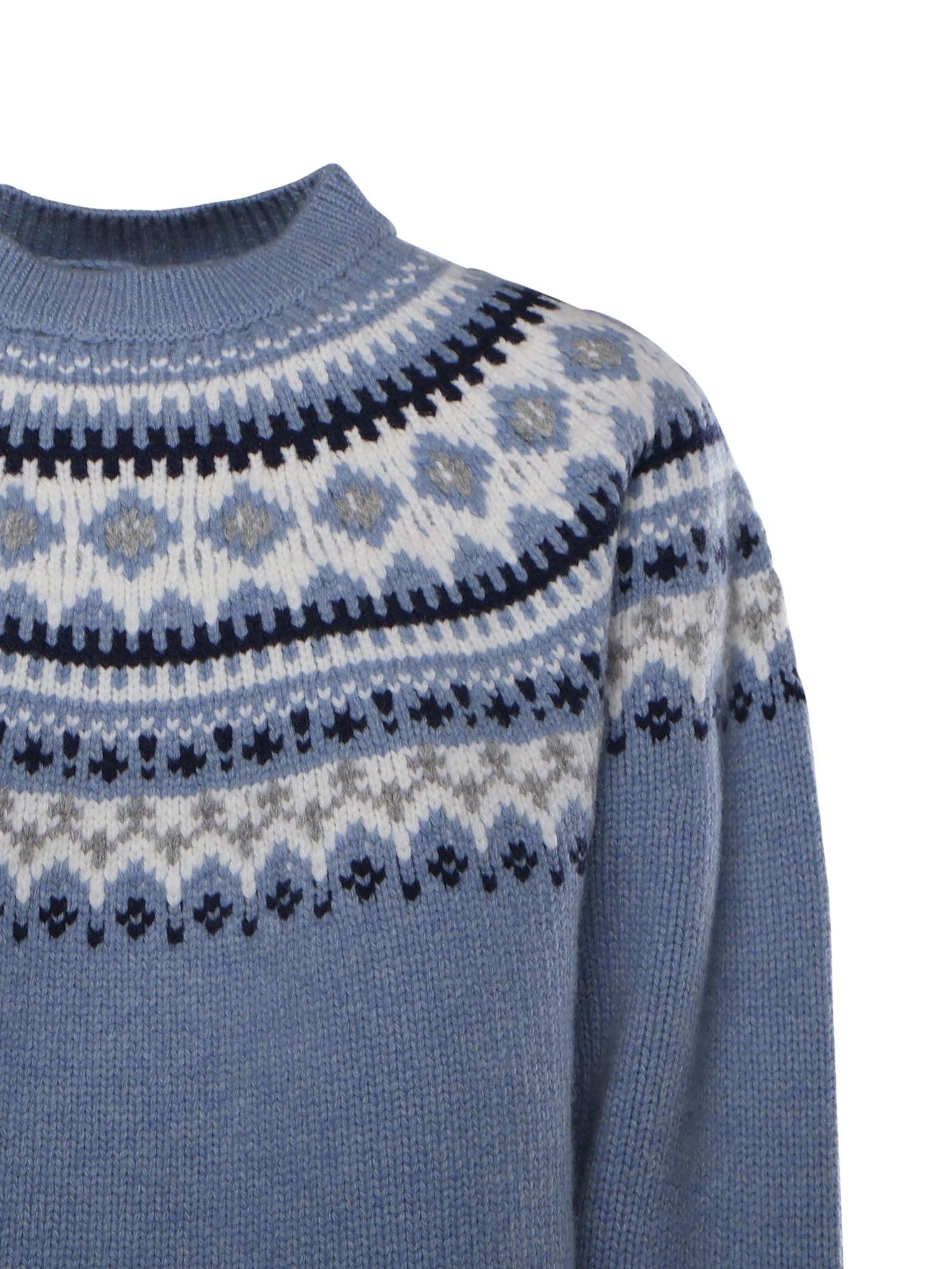 Maglione girocollo in lana MML02Y 18SIF0013 MIU MIU 