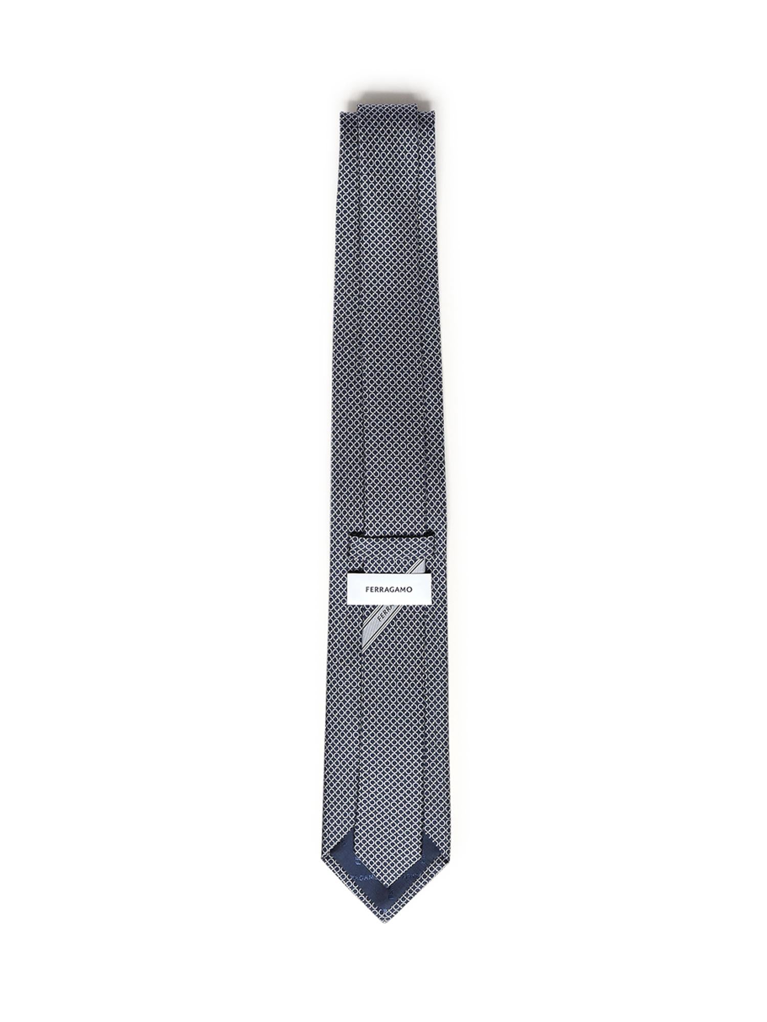 Cravatta in seta con stampa 351312 788891001 FERRAGAMO 