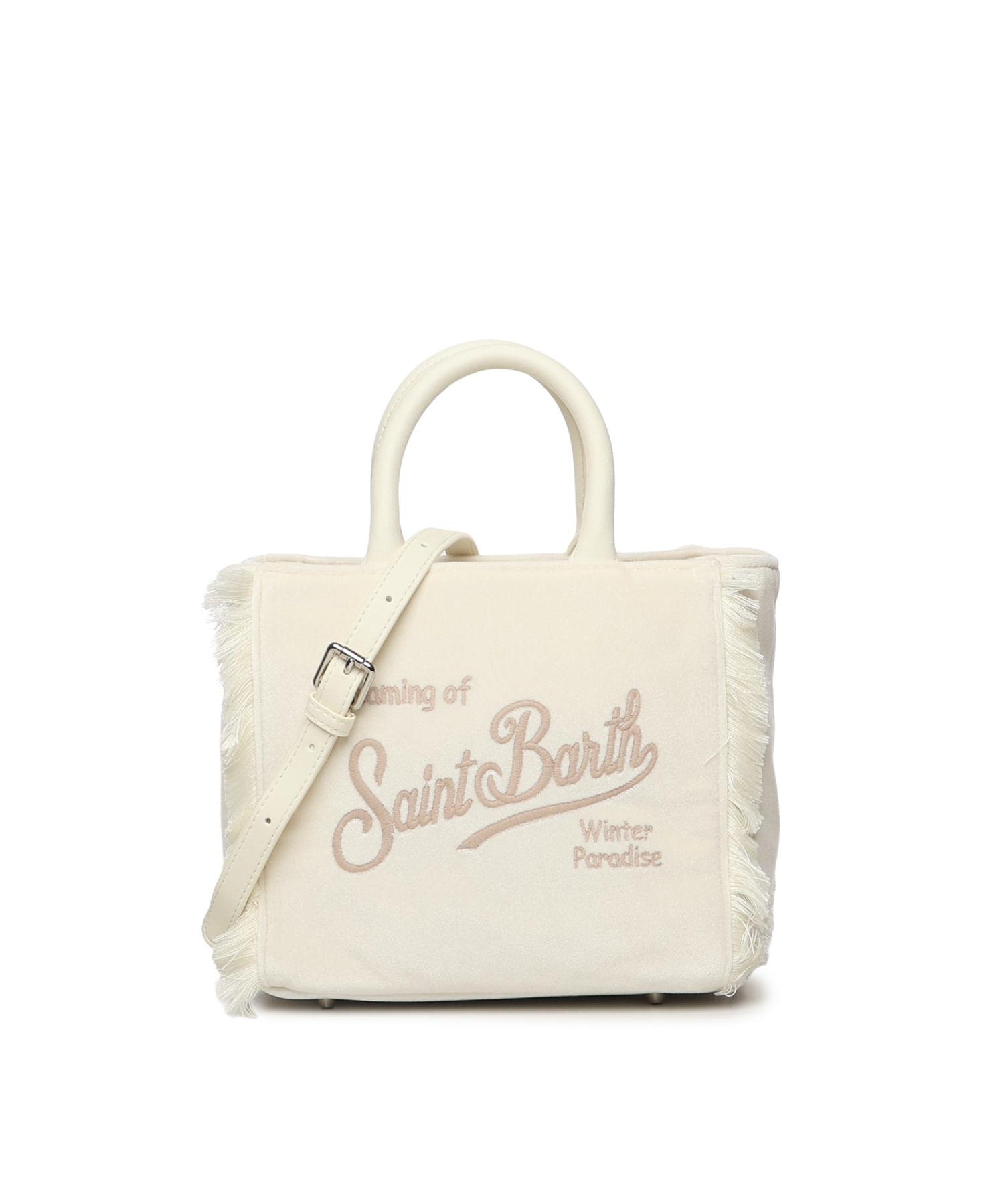 Mini bag Vanity velvet con logo VAMI027 01320I MC2 SAINT BARTH 