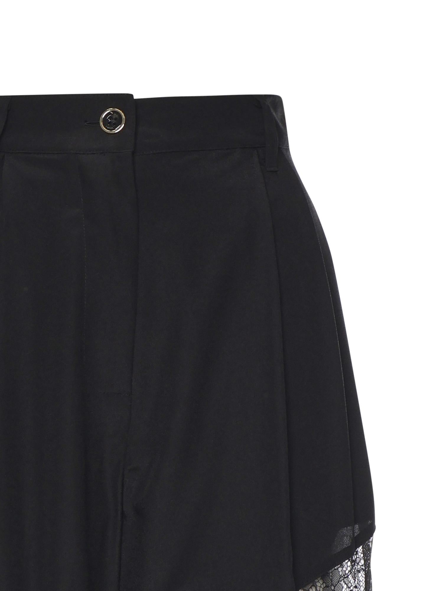 Pantalone Nacy con inserti in pizzo 106275 A336Z99 PINKO 