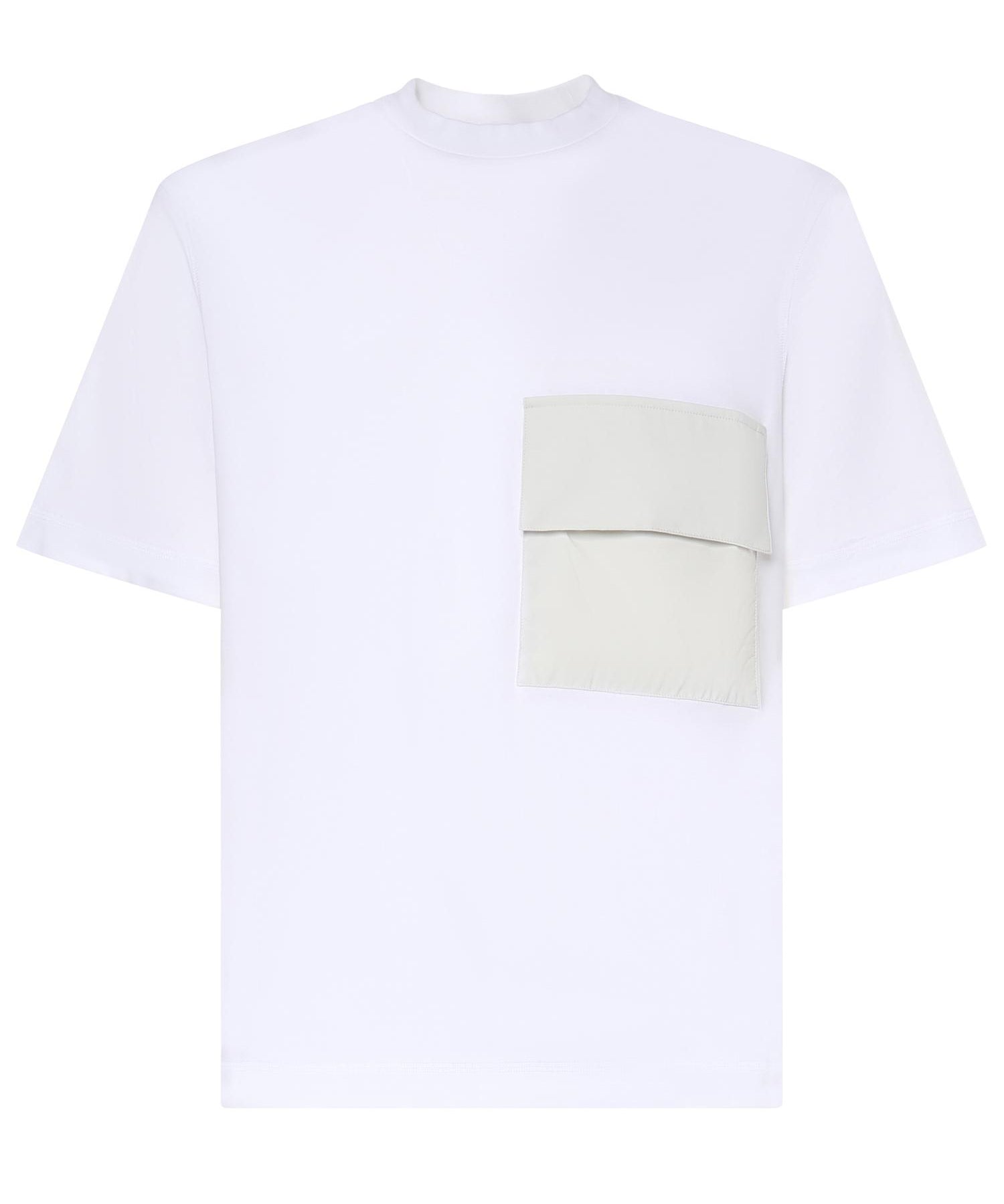 T-shirt in cotone con taschino JG00072UL 521321000 LAMINAR 