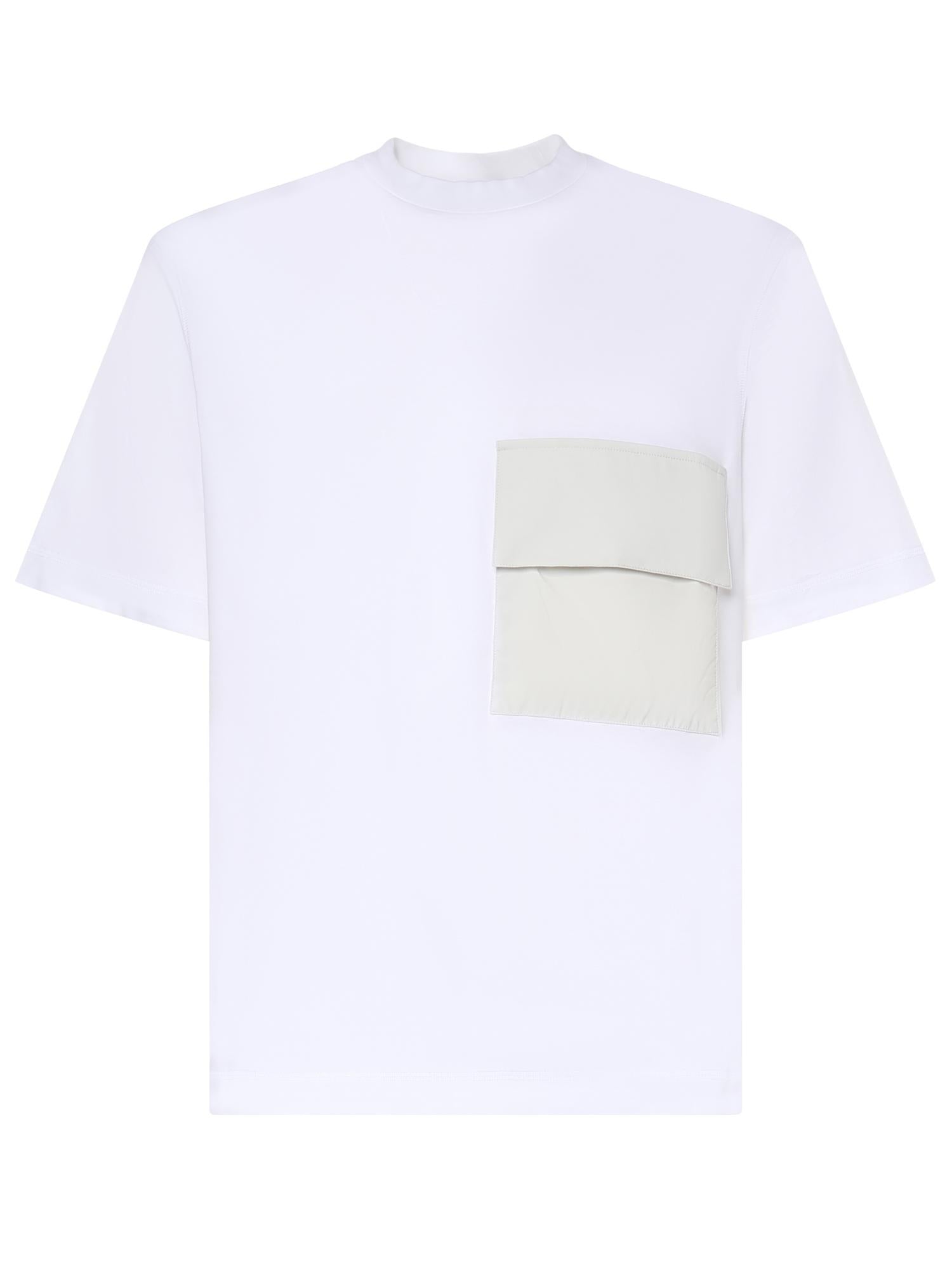 T-shirt in cotone con taschino JG00072UL 521321000 LAMINAR 