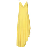 Abito sottoveste asimmetrico in jersey AA9R2588J077A 235 ALAIA 
