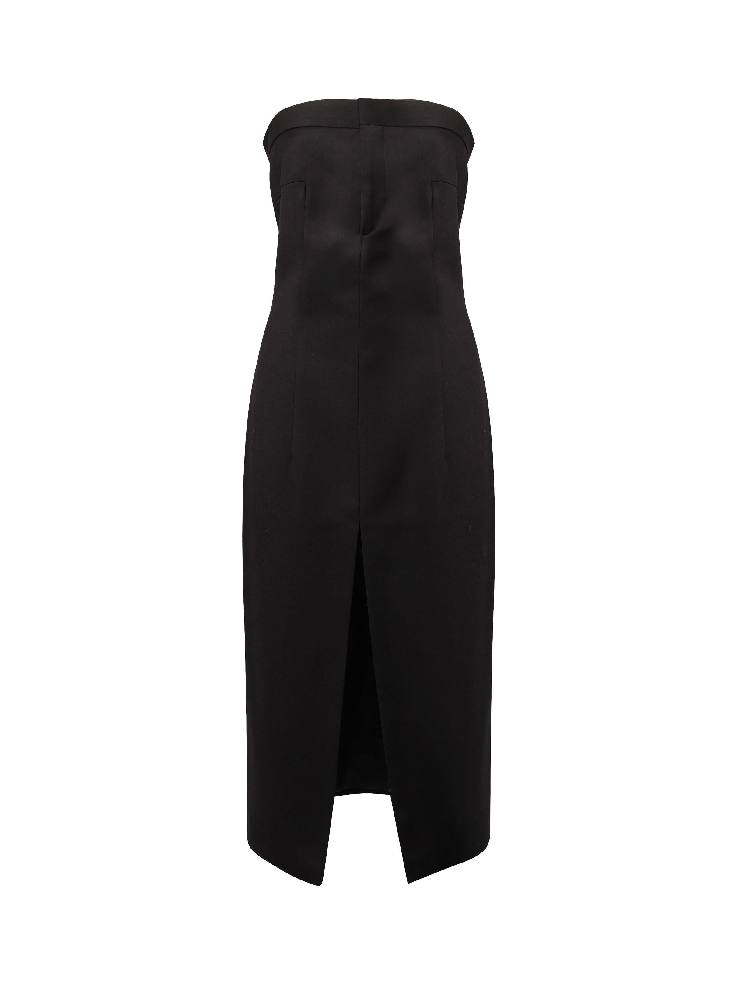 Abito Victoria in flanella 25FWNAB-0019 BLACK NINEMINUTES 