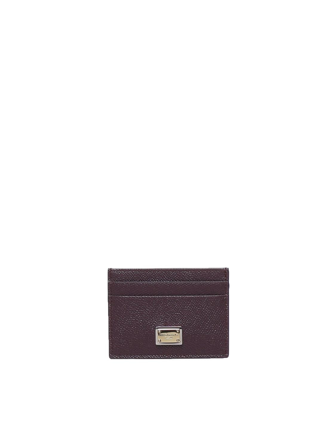 Portacarte con placca logo BI0330 A10018M073 DOLCE & GABBANA 