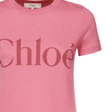 T-shirt con logo CHC25SJH081926N8 6N8 CHLOÉ 