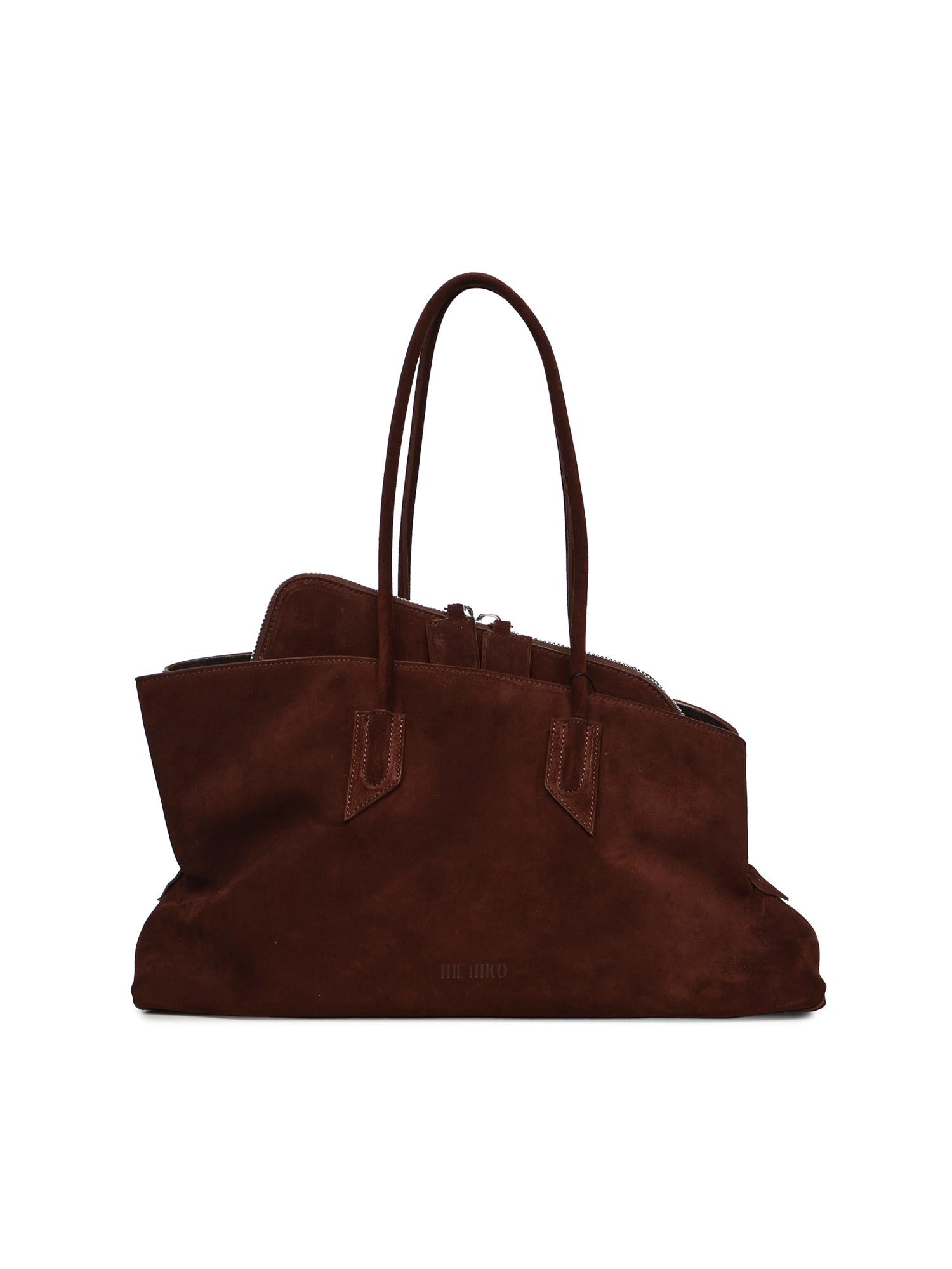Borsa La Passeggiata Medium in suede 250WAH00054 LBT007AA850 THE Attico 