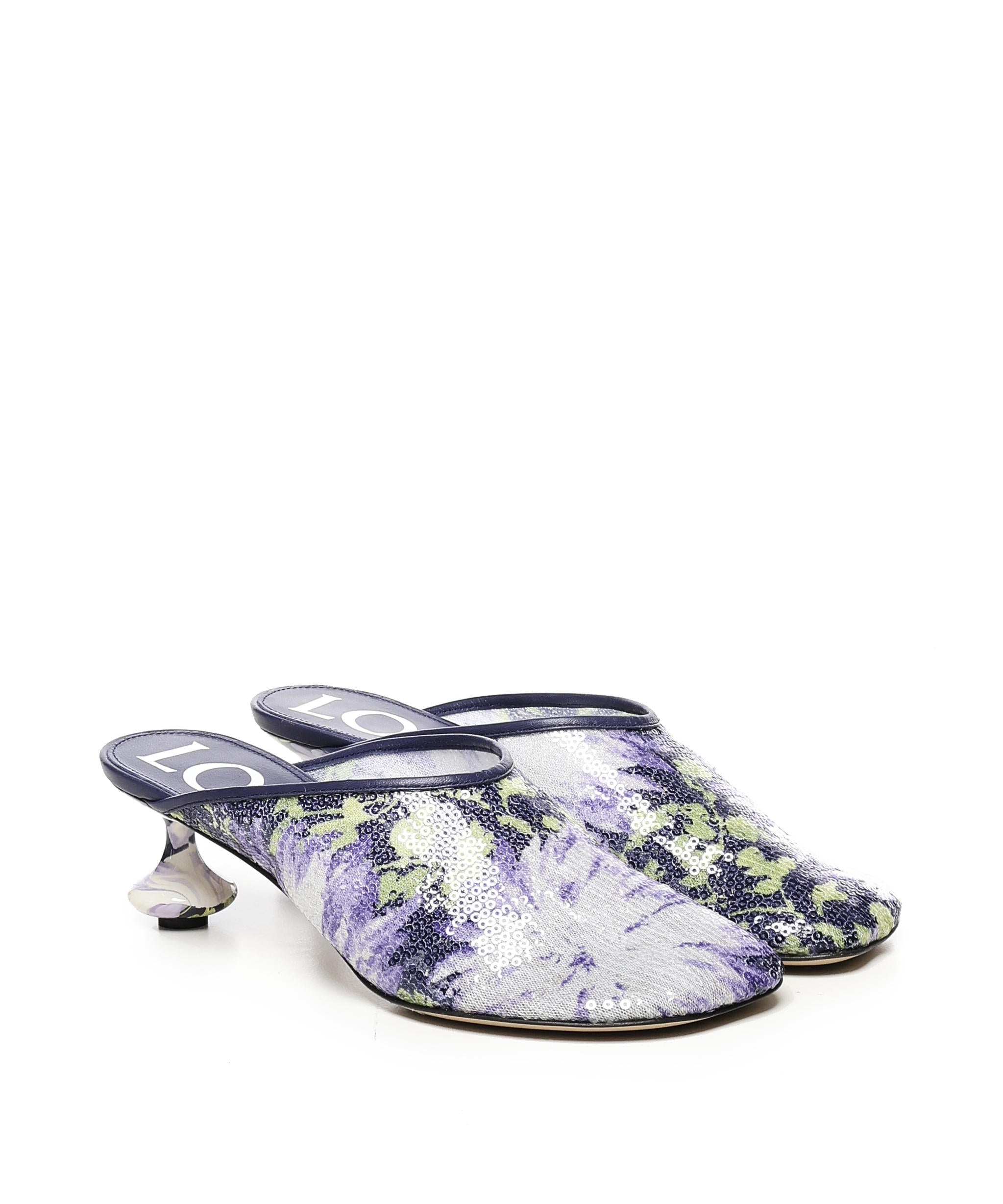 Sabot Toy in paillettes LLST379X10 5657 LOEWE 
