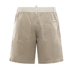 Shorts in twill di cotone S74MU0956 S35175801 DSQUARED2 