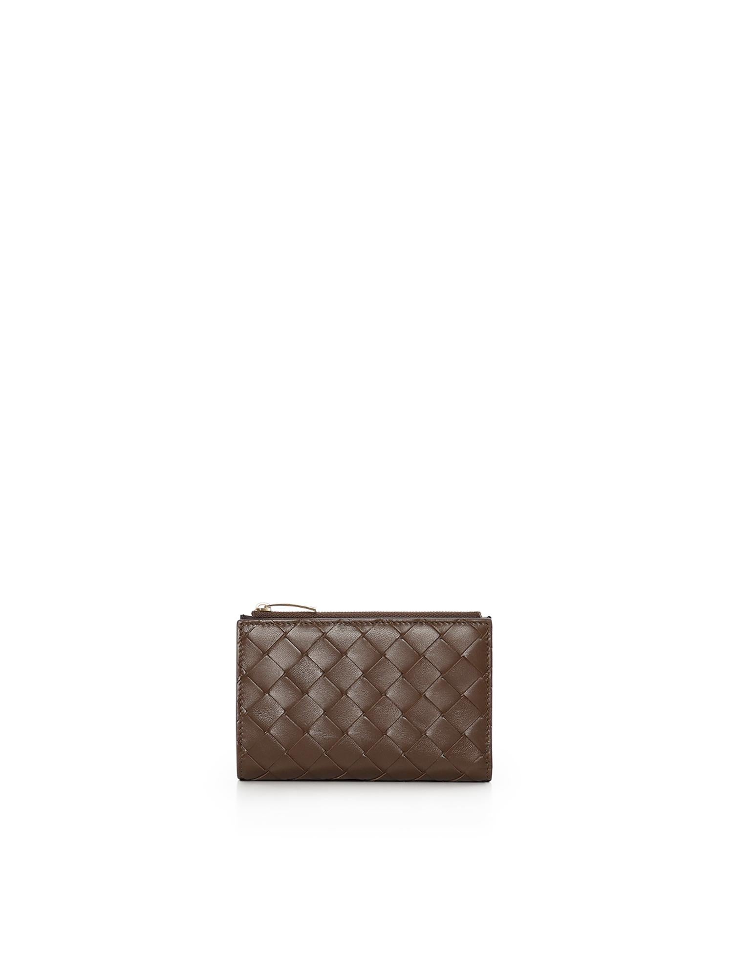 Portafoglio Intrecciato bi-fold in pelle 749940 VCPP62836 BOTTEGA VENETA 