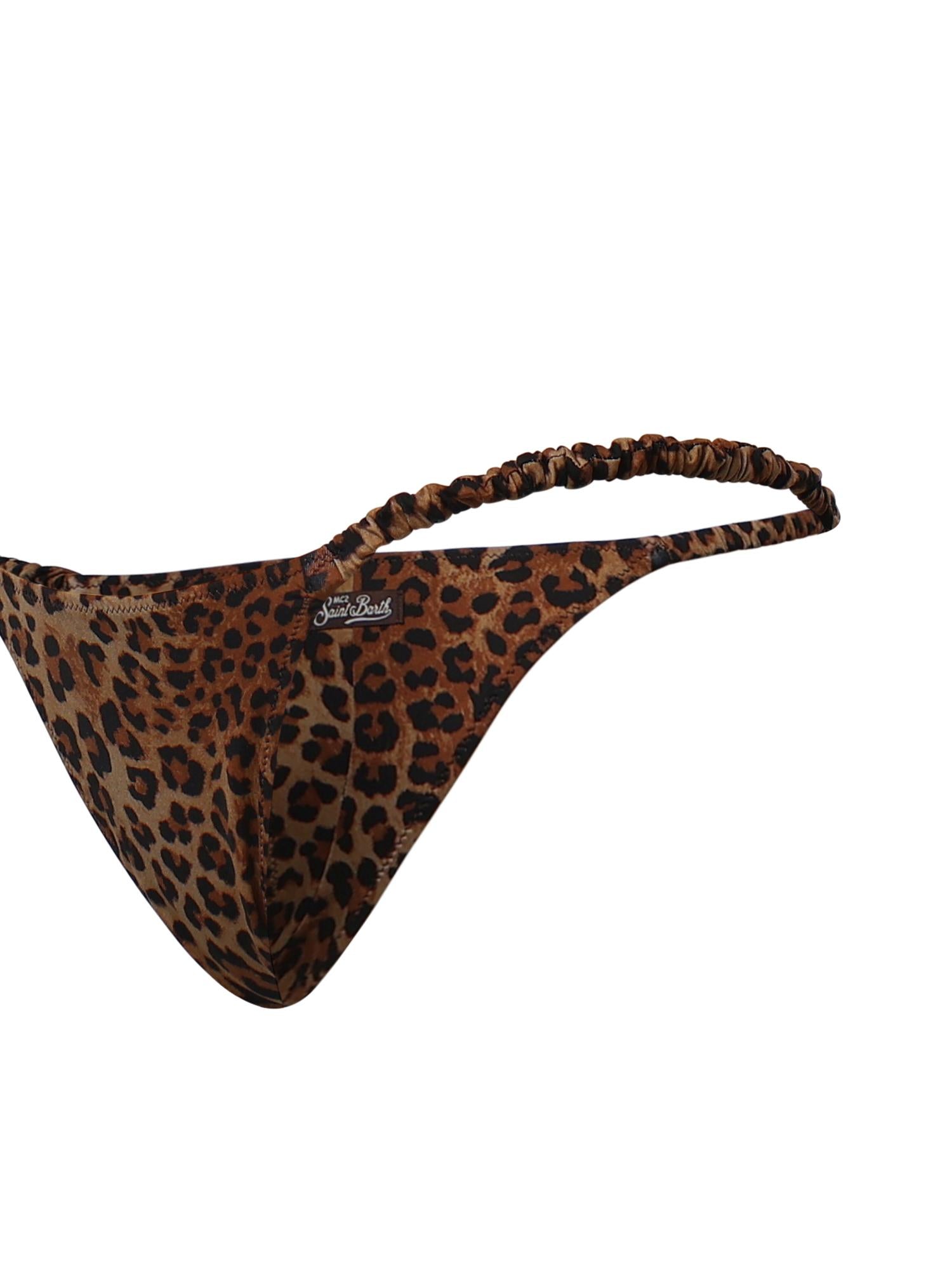 Bikini Perlamir balconette con stampa leopardata all-over PERLA01 00190L MC2 SAINT BARTH 