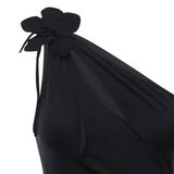 Abito lungo asimmetrico in jersey COPR213F5021 BLACK COPERNI 