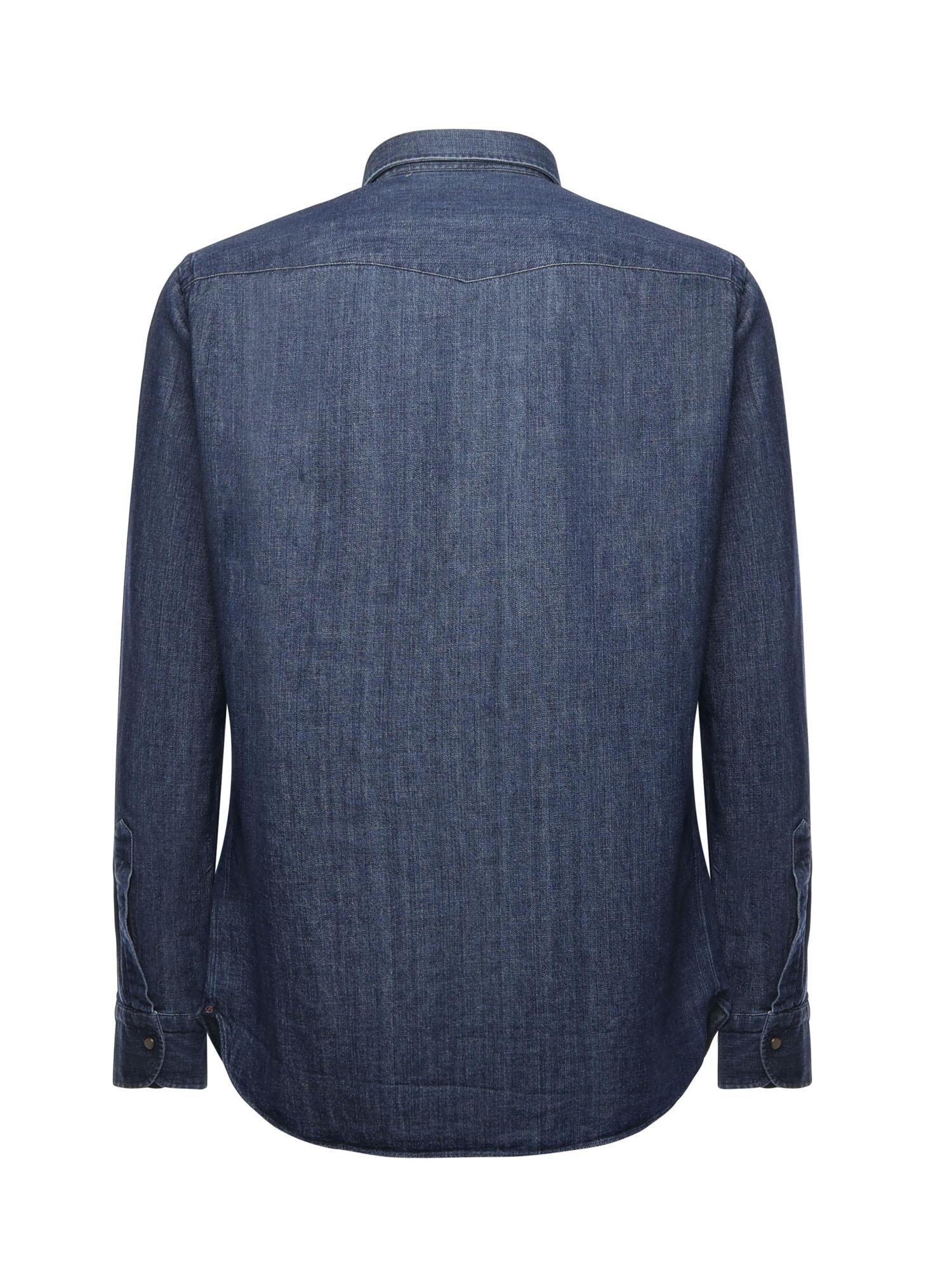 Camicia in denim di cotone 13050 1 BORRIELLO NAPOLI 